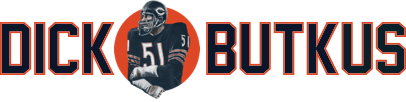 Men's Mitchell & Ness Dick Butkus Navy Chicago Bears Big & Tall 1966  Retired Player Replica Jersey 